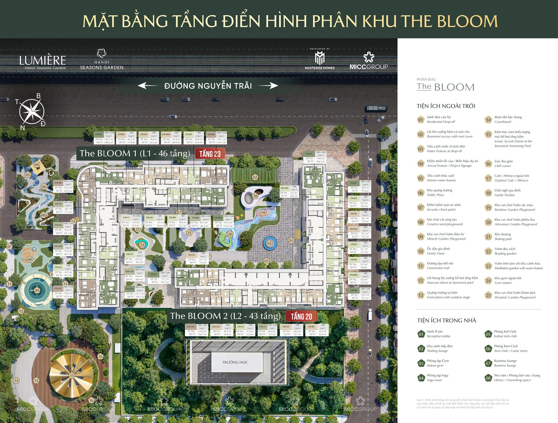 Mặt bằng tầng điển hình 1